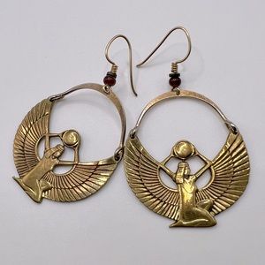 VINTAGE Goddess earrings